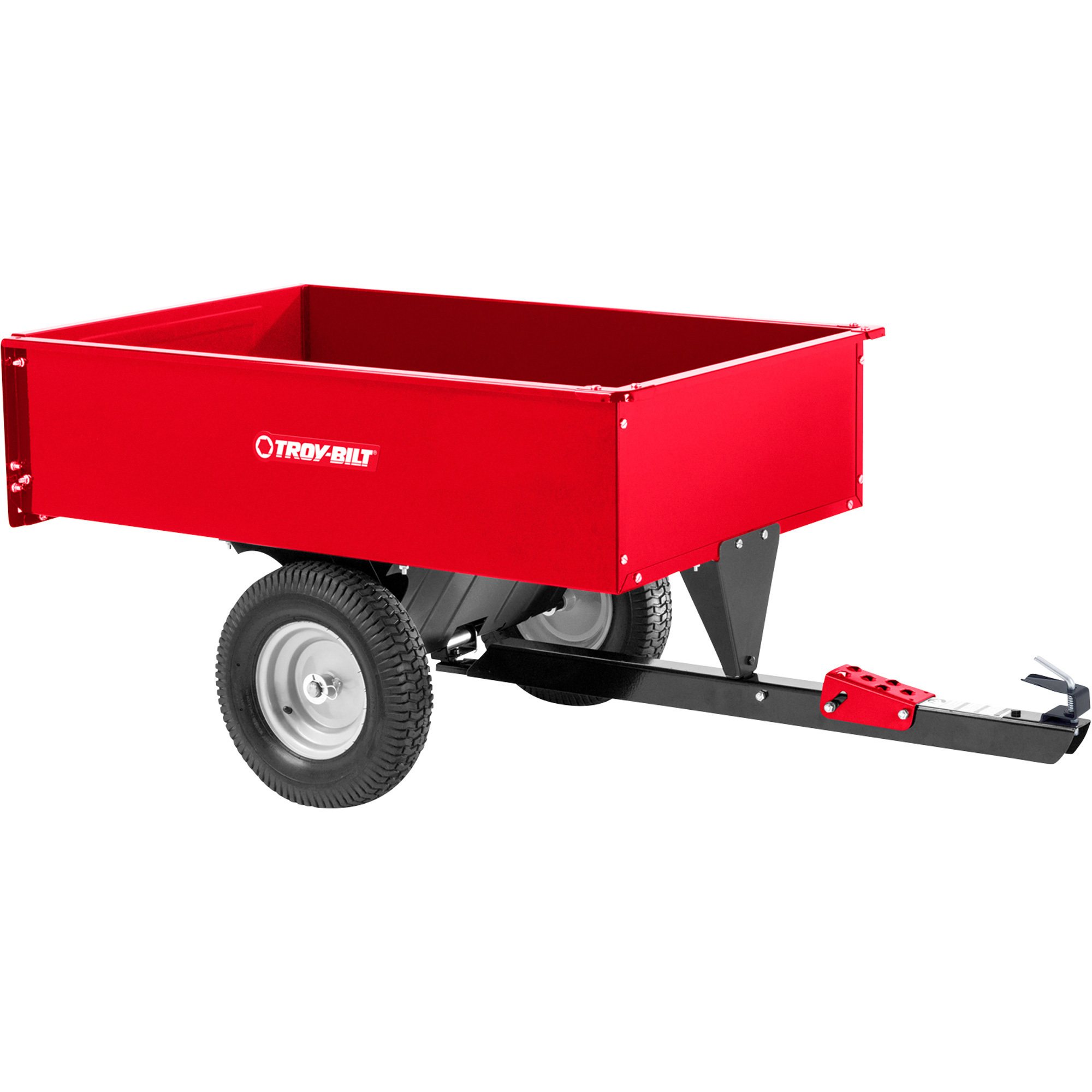 Troy-Bilt Steel Swivel Dump Cart, 1000-Lb. Capacity, 12 Cu. Ft., Model# TB-3048SS